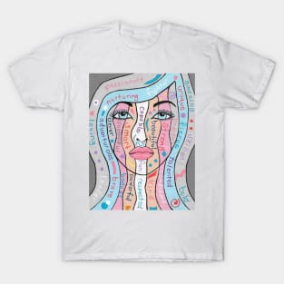 Women Empowerment, Acrylic Painting T-Shirt